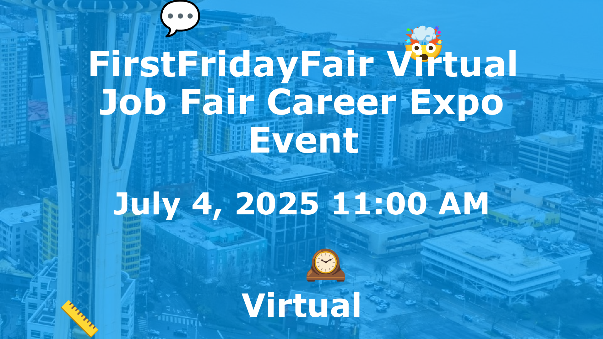 FirstFridayFair Virtual Job Fair Career Expo Event event image